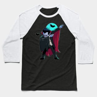 Dabbing Dracula Vampire Baseball T-Shirt